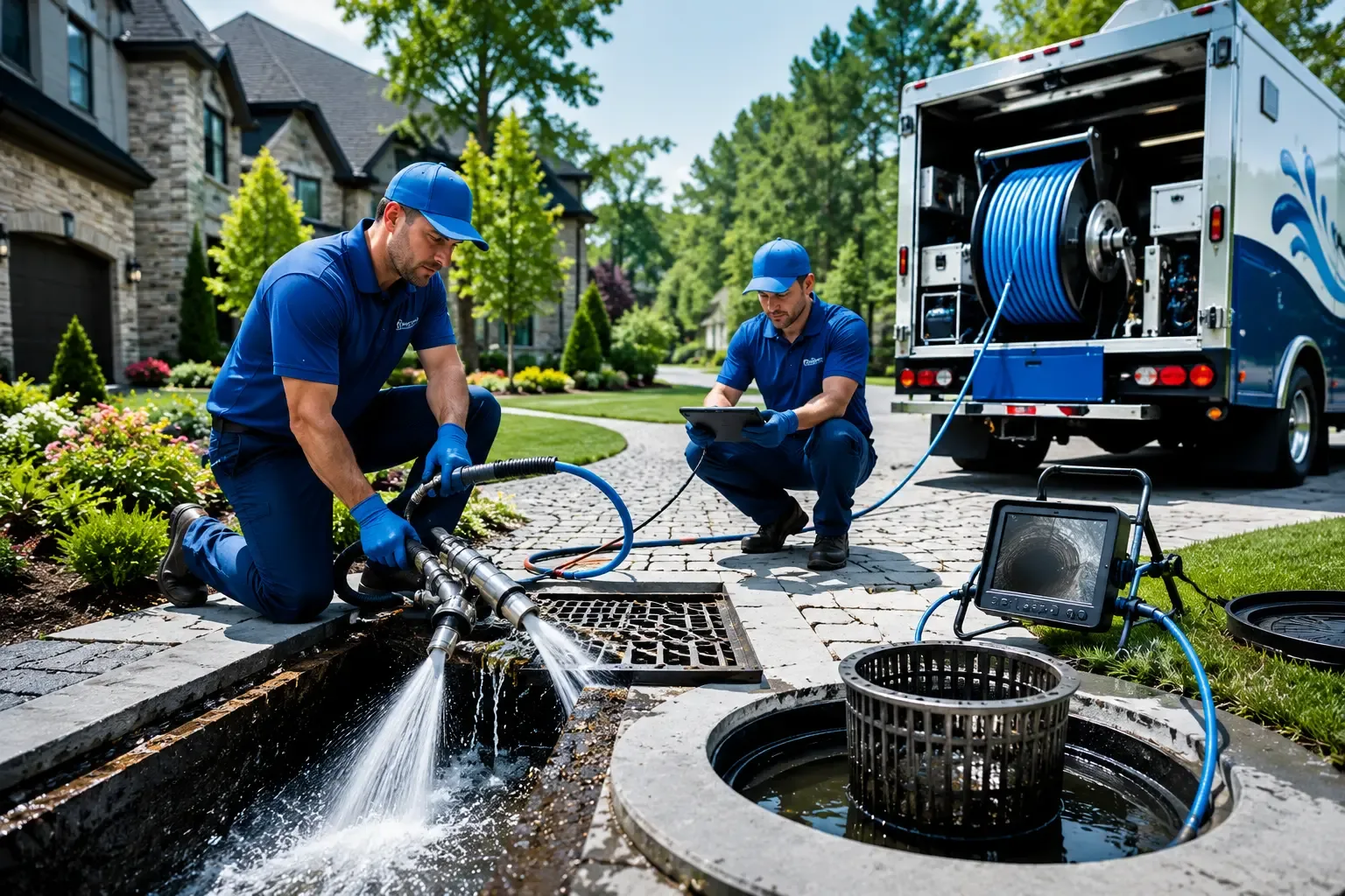 Local outdoor drain cleaning professionals in Justin, TX